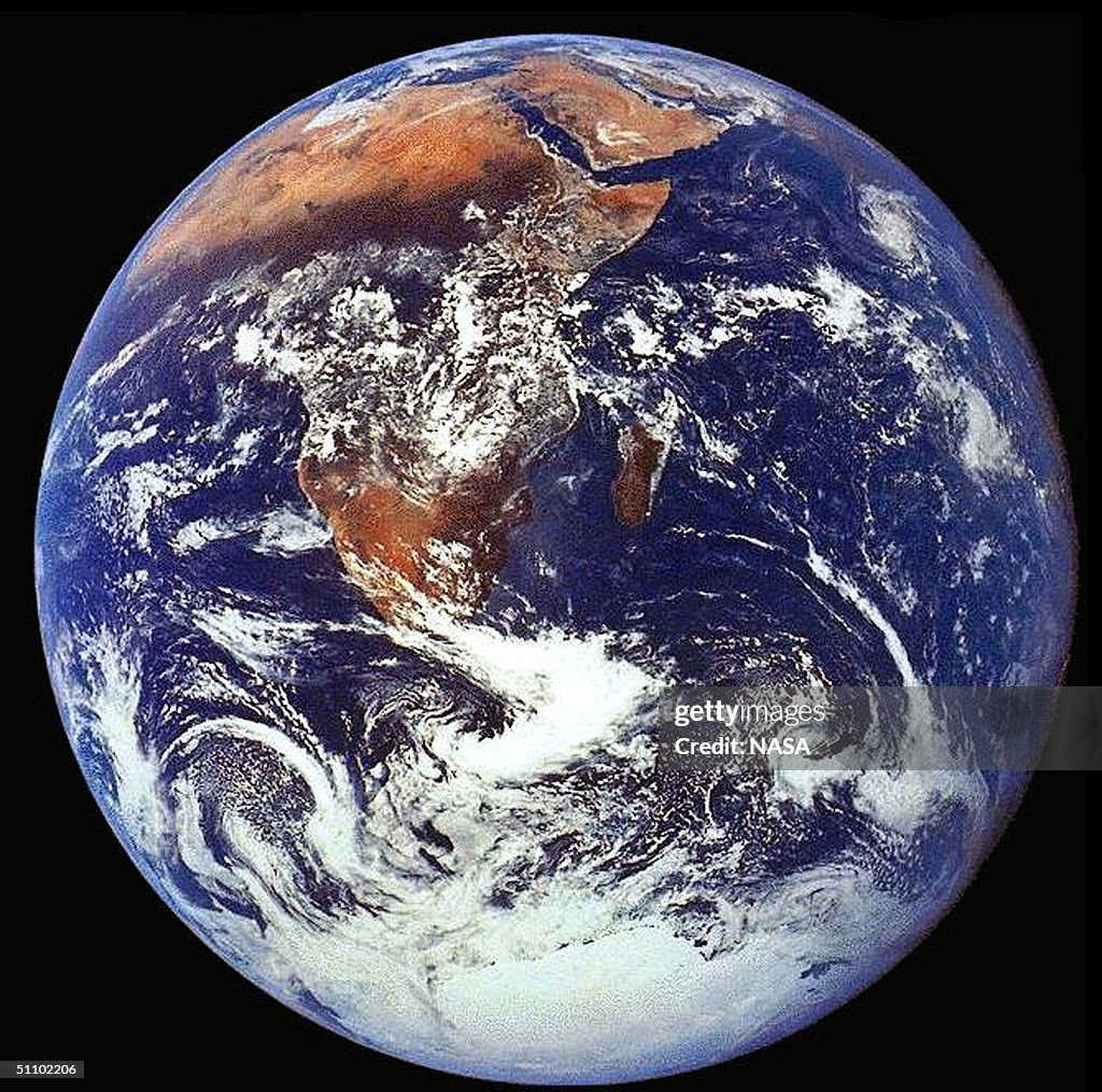 The Crew Of Apollo 17 Took This Photograph Of Earth In December 1972 While The Spacecraf...