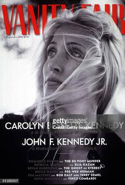 The August Fourth Cover Of Vanity Fair Magazine Features Carolyn Bessette Kennedy Who Died When The Single Engine Plane Piloted By Her Husband John...
