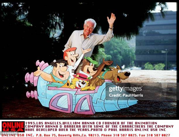 Hollywood, Los Angeles.William Hanna Co Founder Of The Animation Company Hanna And Barbera