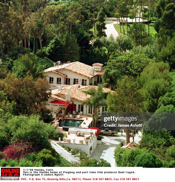 Malibu, Calif. The Malibu Home Of The Late Dodi Fayed