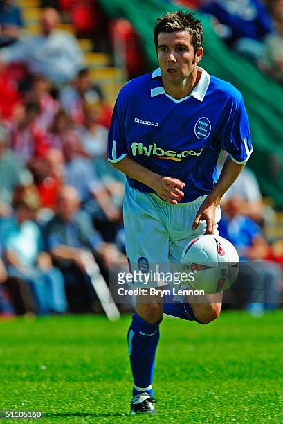Muzzy Izzet of Birmingham City in action during the pre-season firendly between Cheltenham Town and Birmingham City at Whaddon Road on July 17, 2004...