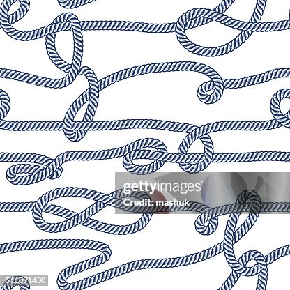 Patterns With Rops Rope Seamless Pattern High-Res Vector Graphic - Getty Images
