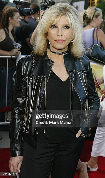 Nancy Sinatra attends the premiere of "The Manchurian Candidate" on July 22, 2004 at the Samuel Goldwyn Theatre, in Los Angeles, California.