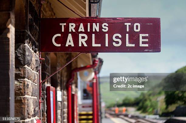 trains - carlisle england stock pictures, royalty-free photos & images