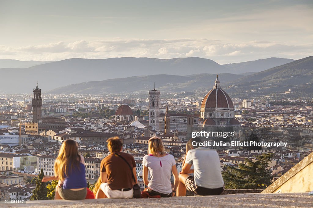 Looking over Florence from San Miniato
