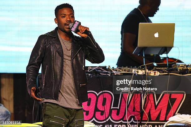 Ray J answers questions from fans about his music, career, fiance, and his Kim Kardashian sex tape during the 99 Jamz UnCensored starring Ray J at...