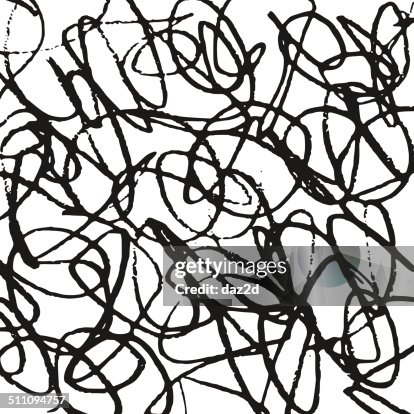 Black And White Abstract Scribble Background Black And White Abstract Scribble Background