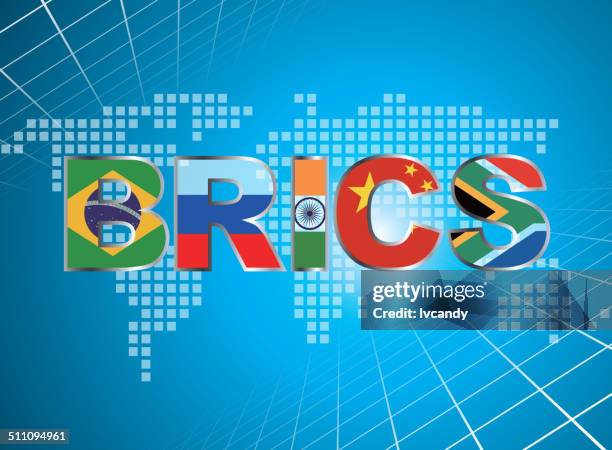 brics - united nations stock illustrations