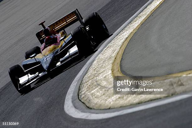 Bryan Herta drives the Andretti Green Racing XM Satellite Radio Honda Dallara during practice for the Indy Racing League IndyCar Series Menards A.J....