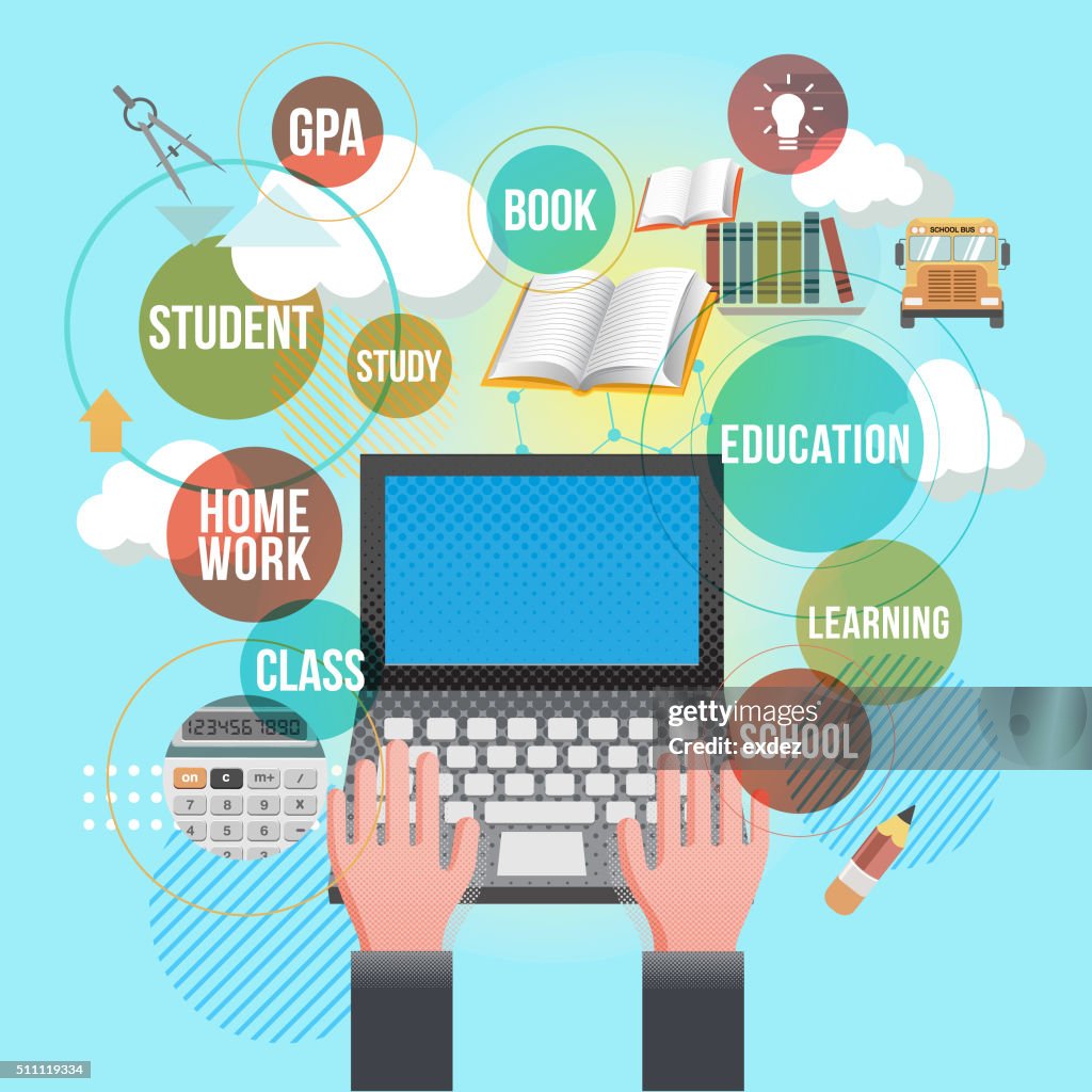 Digit Learning Inspo Digital Learning High-Res Vector Graphic - Getty Images