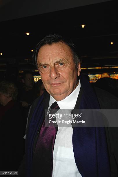 Barry Humphries attends the world premiere of the film "The Human Touch" durring the 53rd Melbourne International Film Festival at Village Centre...