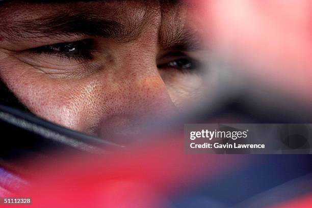 Dan Wheldon, driver of the Andretti Green Racing Jim Beam/Klein Tools Honda Dallara, during practice for the Indy Racing League IndyCar Series...