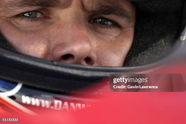 Dan Wheldon, driver of the Andretti Green Racing Jim Beam/Klein Tools Honda Dallara, during practice for the Indy Racing League IndyCar Series...