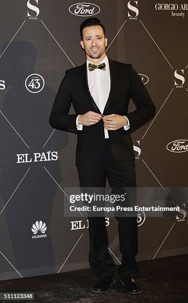 Pablo Puyol attend 'S Moda' Awards 2016 at Real Academia de Bellas Artes de San Fernando on February 17, 2016 in Madrid, Spain.
