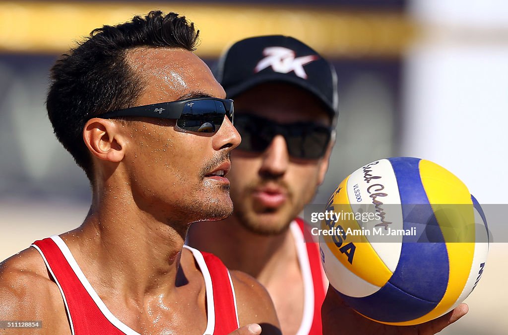 Youssef Krou of France looks on match between Youssef Krou and... News
