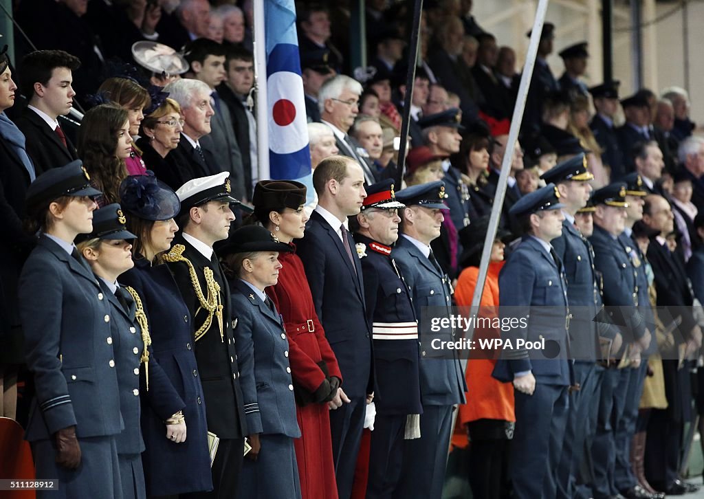 The Duke And Duchess Of Cambridge Visit RAF Valley