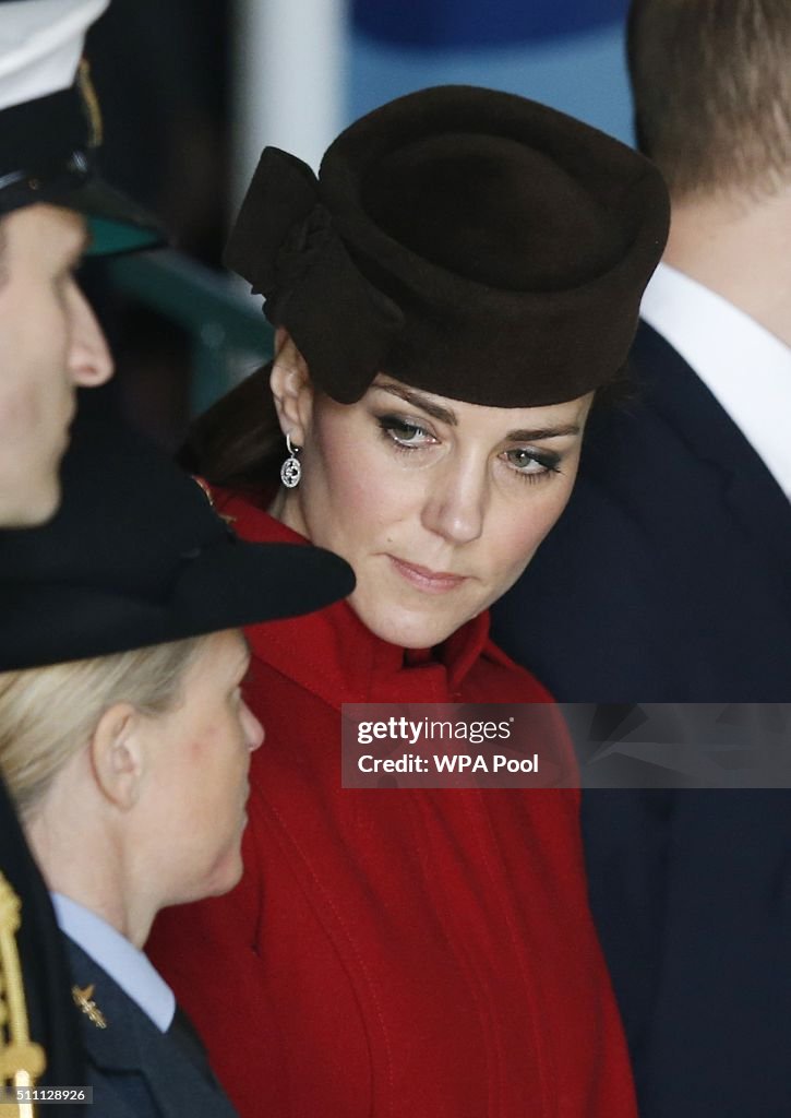 The Duke And Duchess Of Cambridge Visit RAF Valley