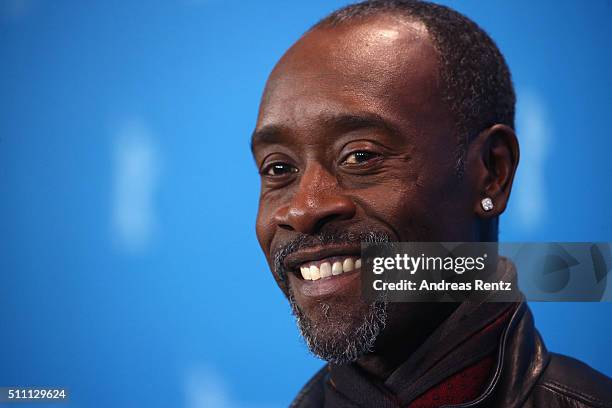 Director Don Cheadle attends the 'Miles Ahead' photo call during the 66th Berlinale International Film Festival Berlin at Grand Hyatt Hotel on...