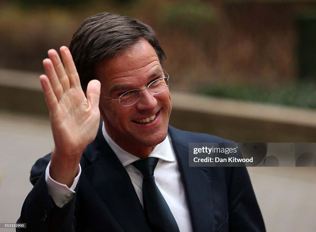 European Leaders Gather In Brussels For EU Crunch Summit