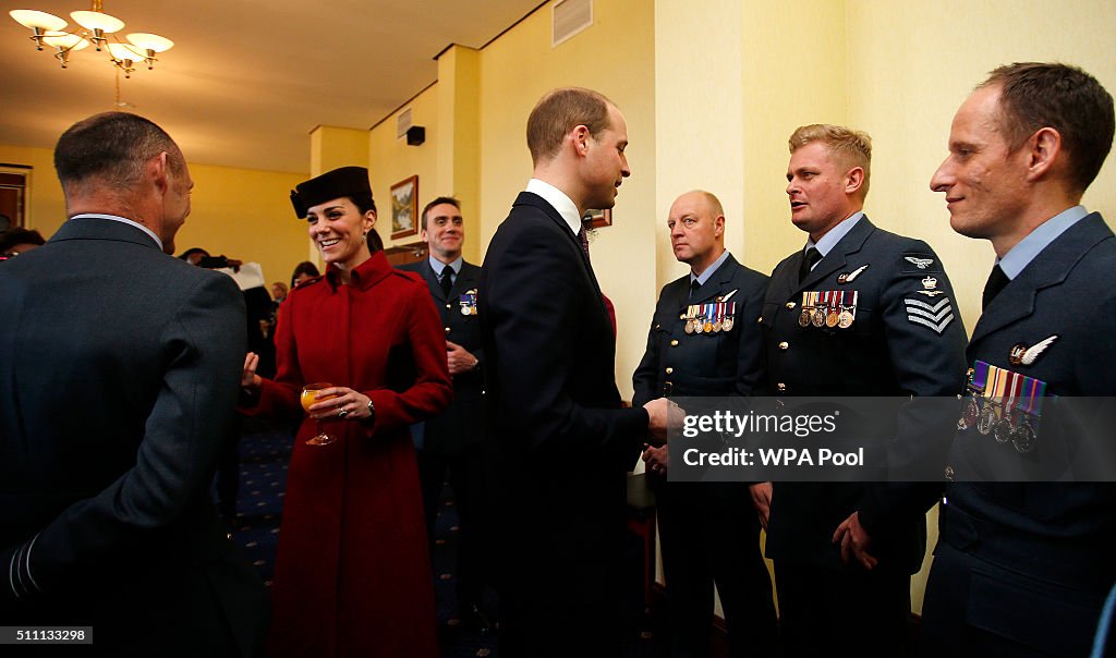 The Duke And Duchess Of Cambridge Visit RAF Valley