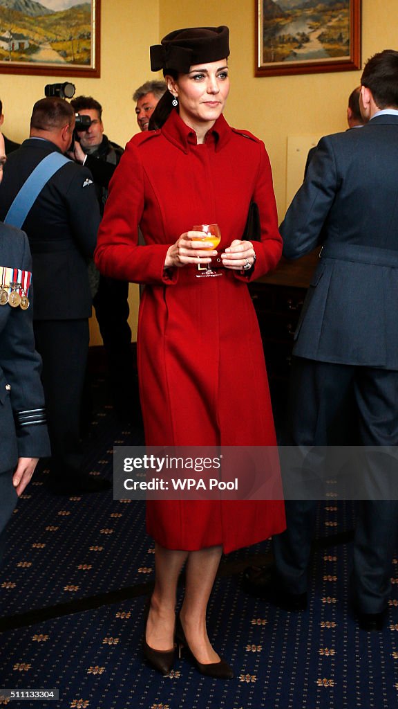 The Duke And Duchess Of Cambridge Visit RAF Valley