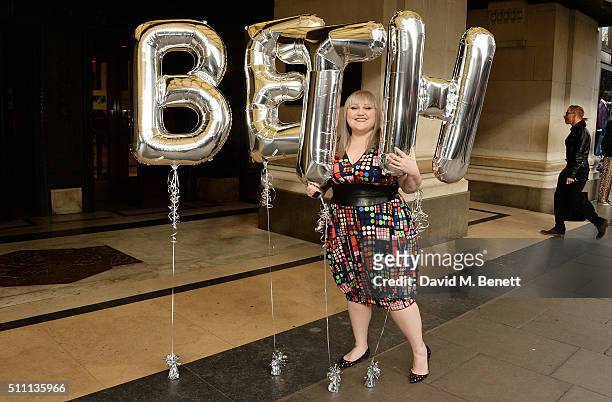 Beth Ditto fashion collection launch at Selfridges on February 18, 2016 in London, England.