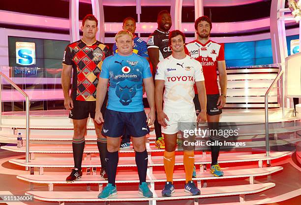 Adriaan Strauss of the Bulls, Francois Venter of the Cheetahs , Steven Sykes of the Kings, Juan de Jongh of the WP, Tendai Mtawarira of the Sharks...