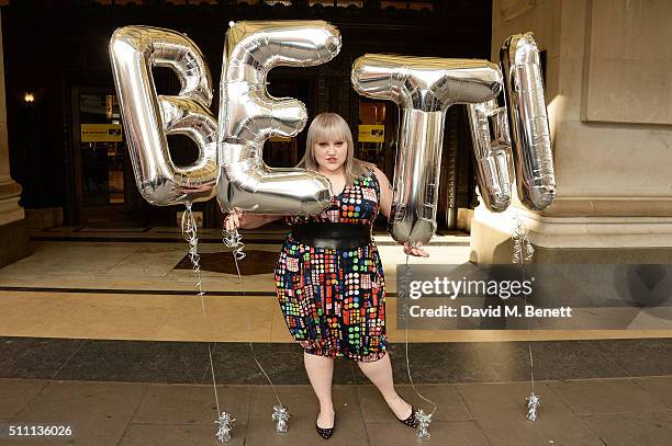 Beth Ditto fashion collection launch at Selfridges on February 18, 2016 in London, England.