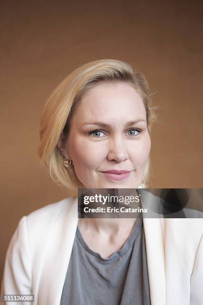 Actress Ellen Dorrit Petersen is photographed for Self Assignment on February 12, 2016 in Berlin, France.