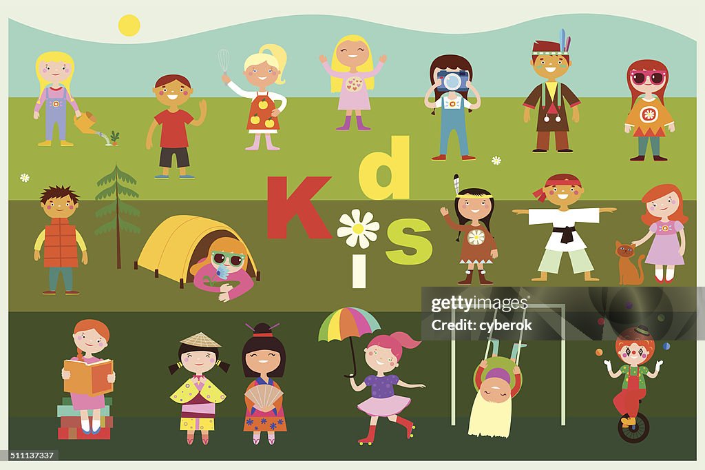Fun Activity Models Kids Fun Activities High-Res Vector Graphic - Getty Images
