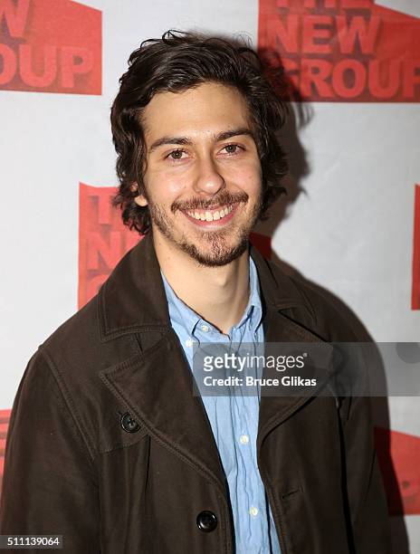 Nat Wolff poses at The Opening Night After Party for Sam Shepard's "Buried Child" at KTCHN Restaurant on February 17, 2016 in New York City.