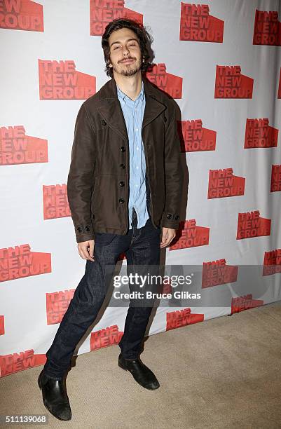 Nat Wolff poses at The Opening Night After Party for Sam Shepard's "Buried Child" at KTCHN Restaurant on February 17, 2016 in New York City.