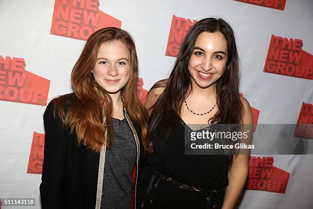 Julie Brett and Dea Julian pose at The Opening Night After Party for Sam Shepard's "Buried Child" at KTCHN Restaurant on February 17, 2016 in New...