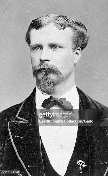 Portrait of Charlie Gould, first baseman for the 1872 Boston Red Stockings, 1872. From the New York Public Library. .