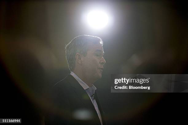 Jeb Bush, former Governor of Florida and 2016 Republican presidential candidate, speaks during a town hall event at the Columbia Metropolitan...