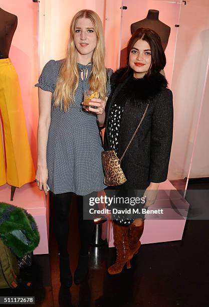 Gillian Orr and Pixie Geldof attend a party hosted by Marks and Spencer, The British Fashion Council and Alexa Chung to kick off London Fashion Week...