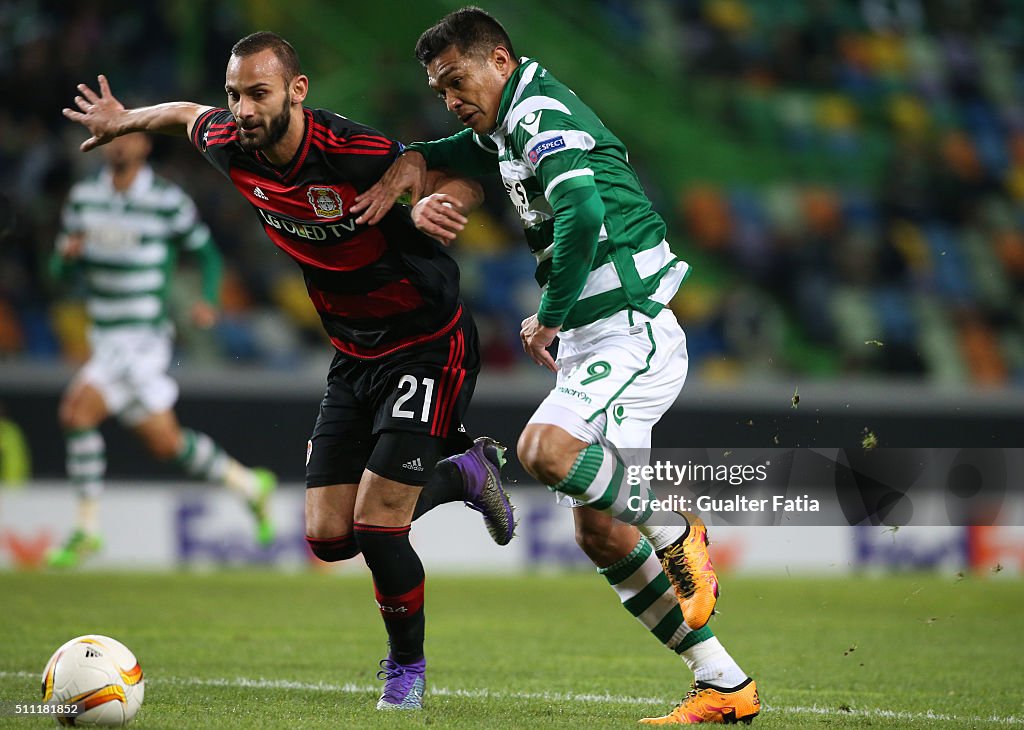 Sporting Lisbon v Bayer Leverkusen - UEFA Europa League Round of 32: First Leg