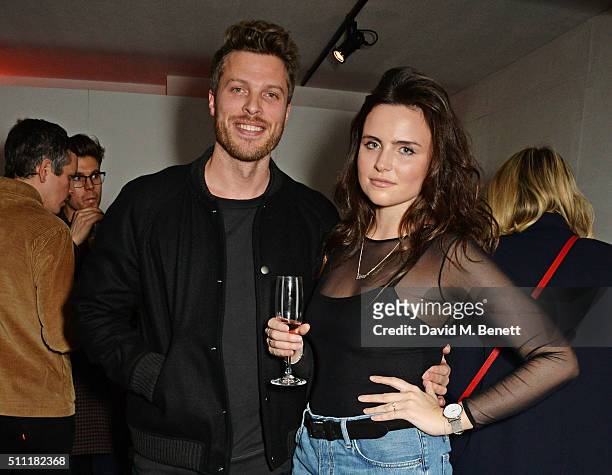 Rick Edwards and Emer Kenny attend a party hosted by Marks and Spencer, The British Fashion Council and Alexa Chung to kick off London Fashion Week...