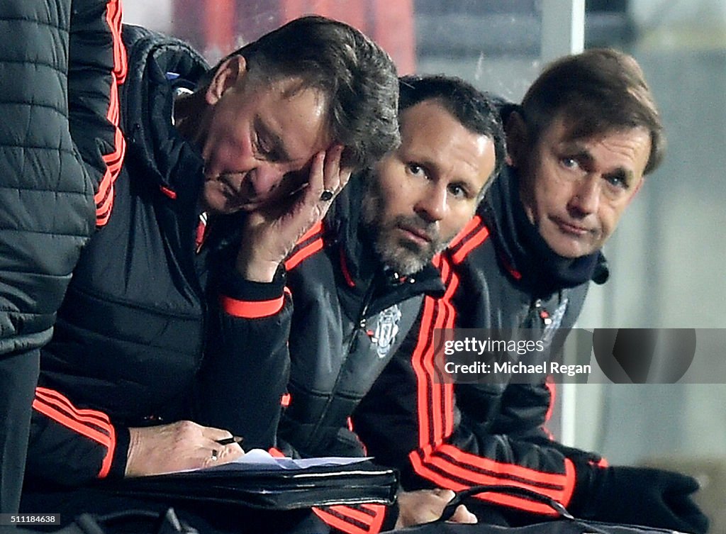 FC Midtjylland v Manchester United - UEFA Europa League Round of 32: First Leg