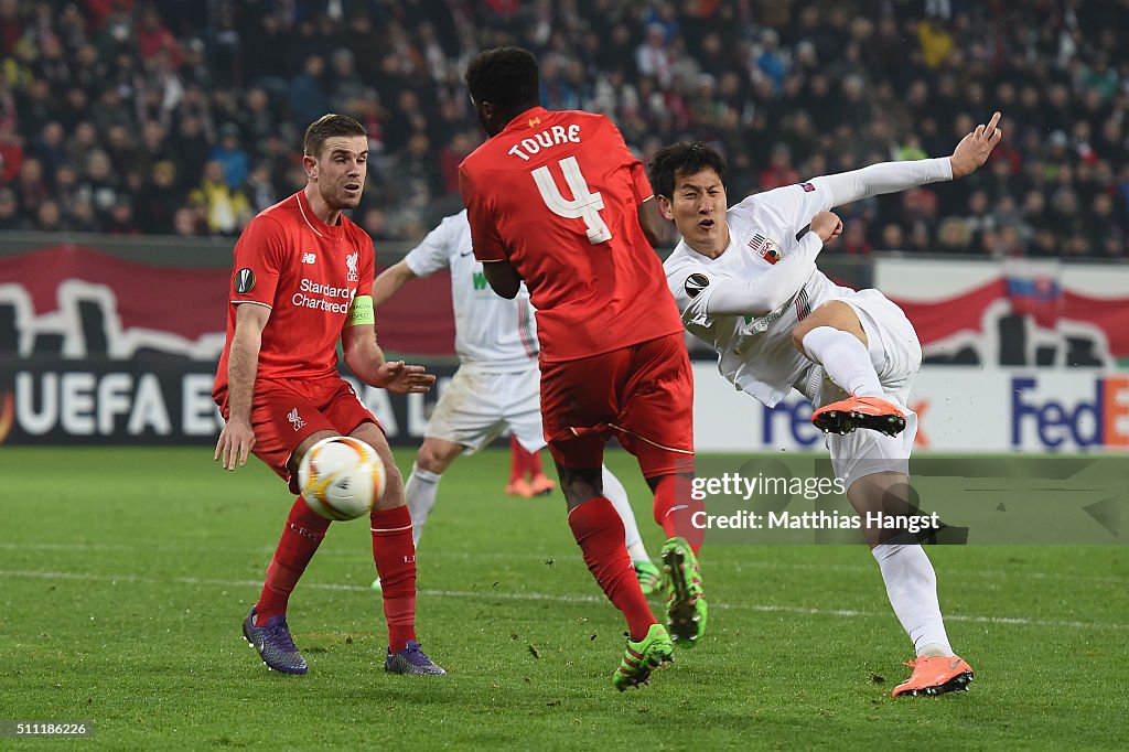 FC Augsburg v Liverpool - UEFA Europa League Round of 32: First Leg