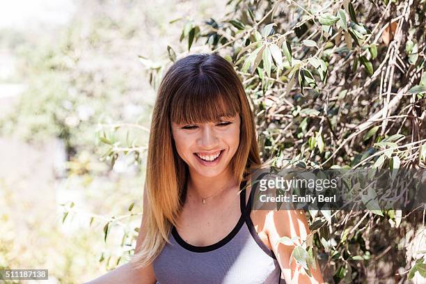 American actress, screenwriter, and producer Jennette McCurdy is photographed for New York Magazine on August 29, 2015 in Los Angeles, California.