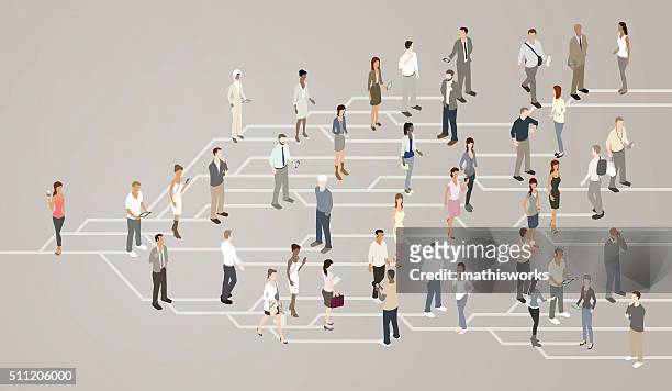 Social network illustration