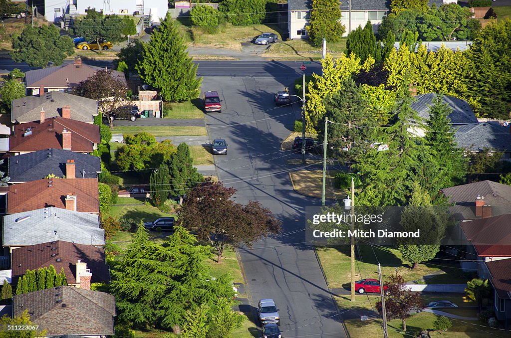 Aerial view of Victoria neighborhood