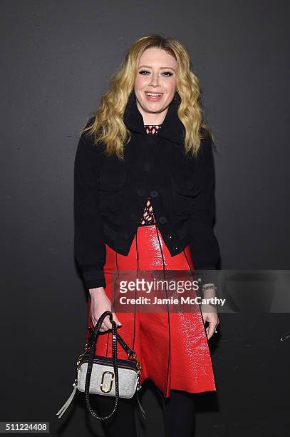 Natasha Lyonne attends the Marc Jacobs Fall 2016 fashion show during New York Fashion Week at Park Avenue Armory on February 18, 2016 in New York...