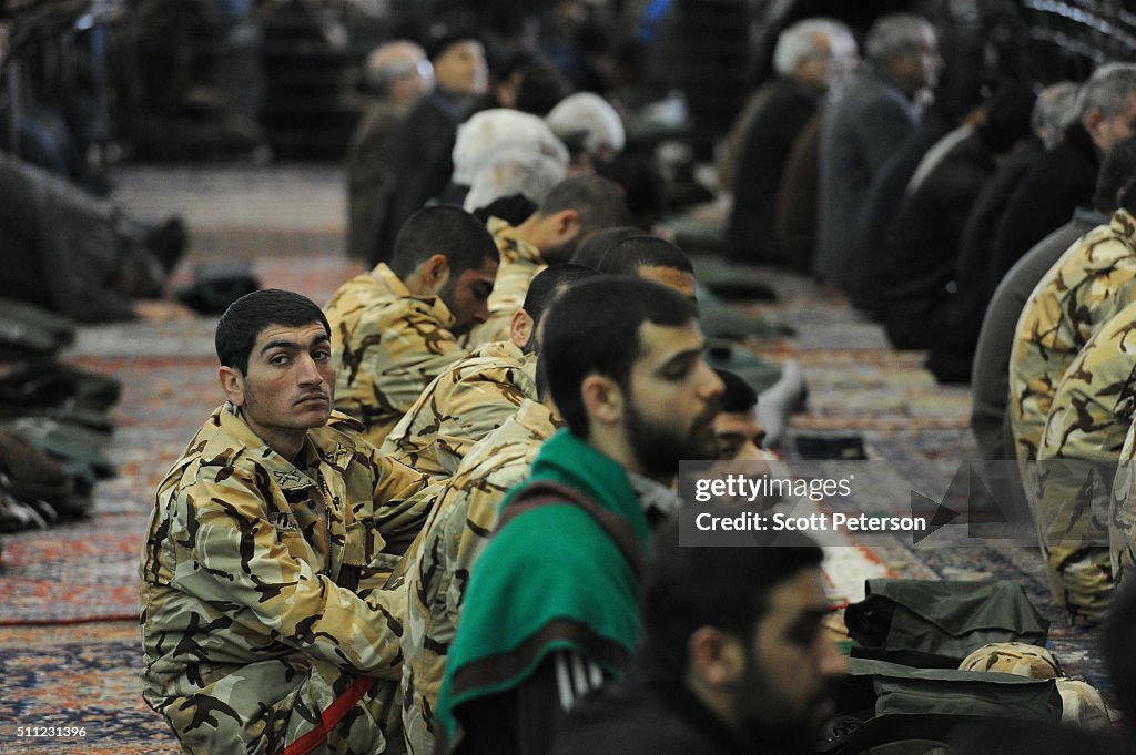 Iranians Go To Friday Prayers In Tehran