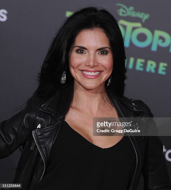 Joyce Giraud arrives at the premiere of Walt Disney Animation Studios' "Zootopia" at the El Capitan Theatre on February 17, 2016 in Hollywood,...