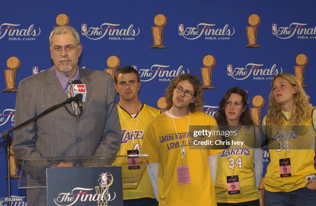 2004 NBA Finals Press Conf. - Phil Jackson