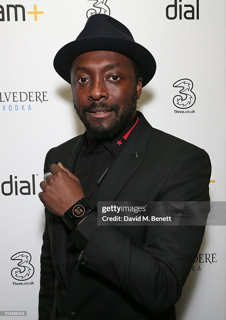 Three And will.i.am Event To Launch the Dial