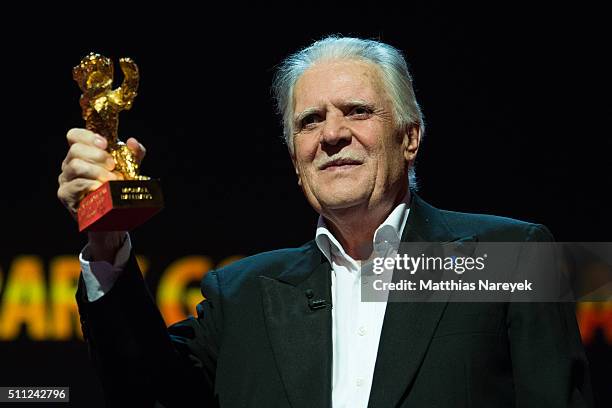 Michael Ballhaus attends the 'Hommage For Michael Ballhaus' during the 66th Berlinale International Film Festival Berlin at Berlinale Palace on...