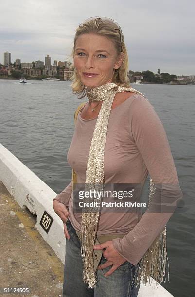 Actress Tammy MacIntosh, one of the cast of the Australian TV medical drama 'All Saints' attending lunch at Wildfire restaurant, in the Overseas...